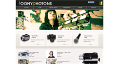 Desktop Screenshot of loonyphotons.com